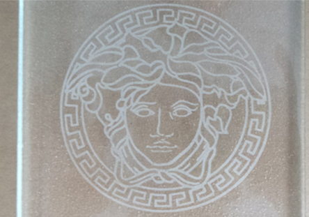 Glass Logo Marking By UV Laser Marking Machine 