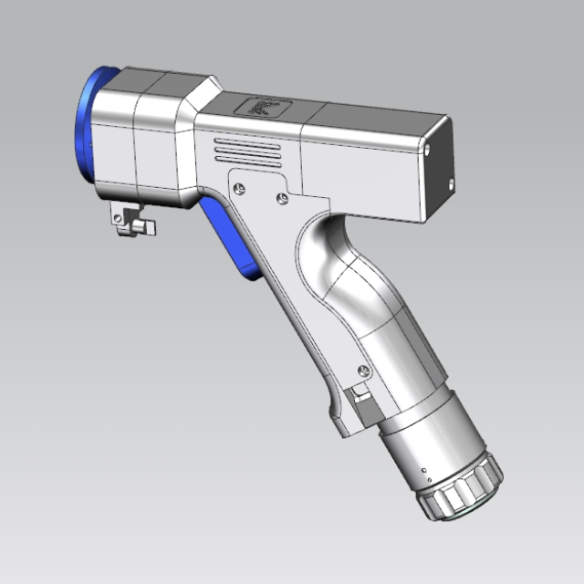 Single Swing Laser Rust Removal Gun, Rust Laser Cleaning Gun