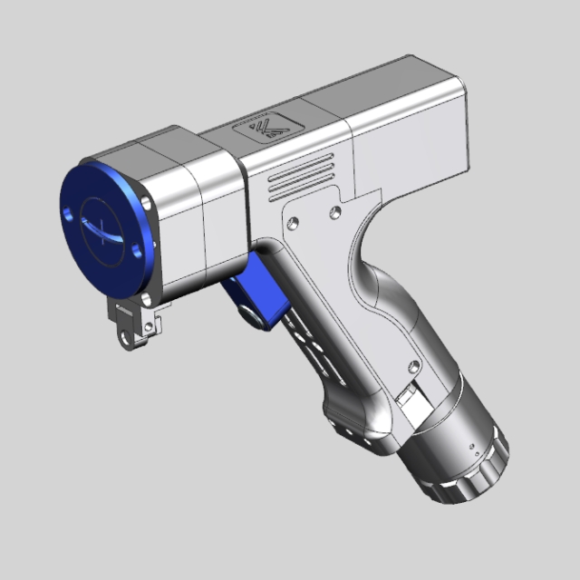 Single Swing Laser Rust Removal Gun, Rust Laser Cleaning Gun