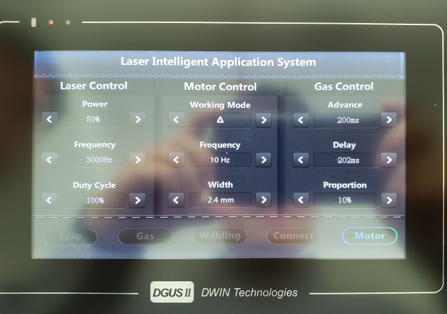 Qilin BWT20 Biaxial Swing Hand Held Laser Welding Gun for Handheld Laser Welding Machine