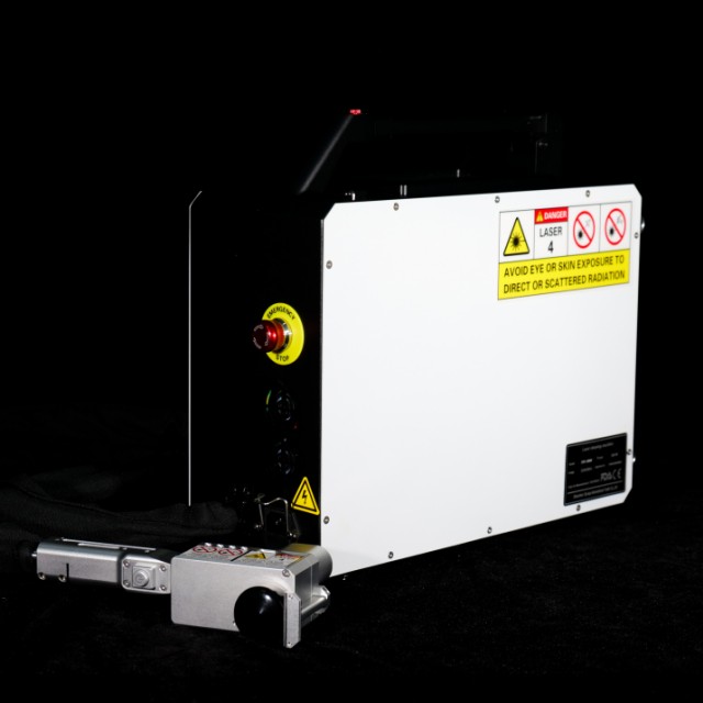 Backpack Type Portable Laser Cleaning Machine For Graffiti Paint And Oxide Removal