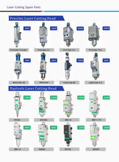 Professional Laser Accessories / Components / Consumables supplier, original nozzle, lens, laser source, laser cutting welding heads, laser lamps